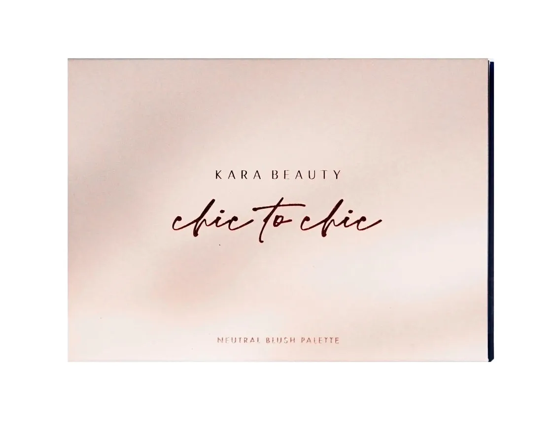 Kara Chic To Chic Blush Palette