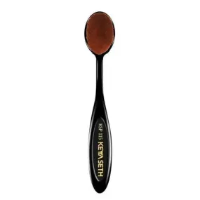 Oval Foundation Brush Super Densely Soft, Rounded Ultra-Fine Fibers for Streak-Free, Flawless Coverage & Even Application (KSP-115)